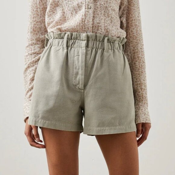 Rails Women's Size Medium Shorts Sage Green Casual Cotton Twill Casual NWT - Picture 1 of 13